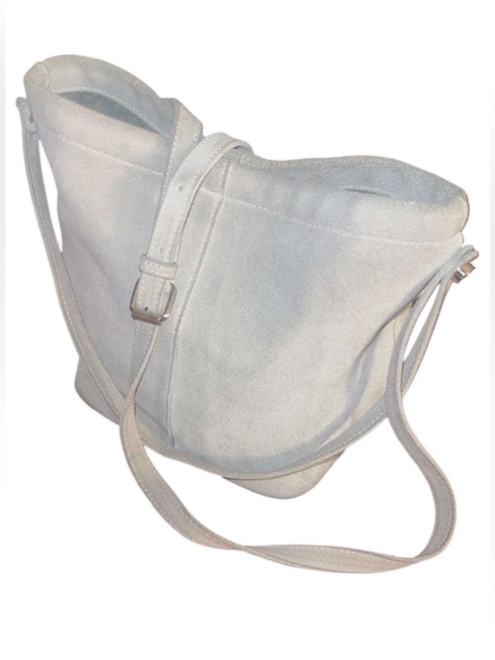 Urban Outfitters Gray Suede Shoulder Bag & Crossbody Bag